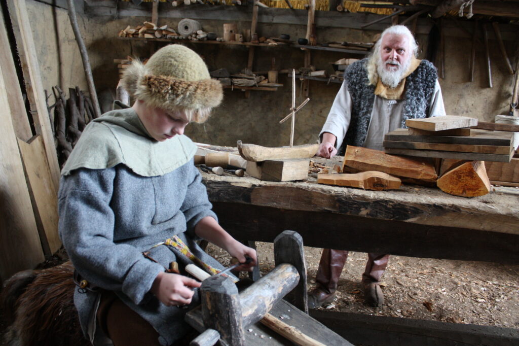 Arbejde i Ribe Vikingecenter