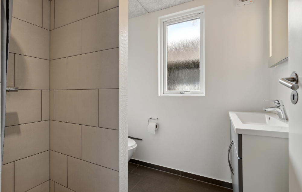 Ett av badrummen i lyxstuga nr 363