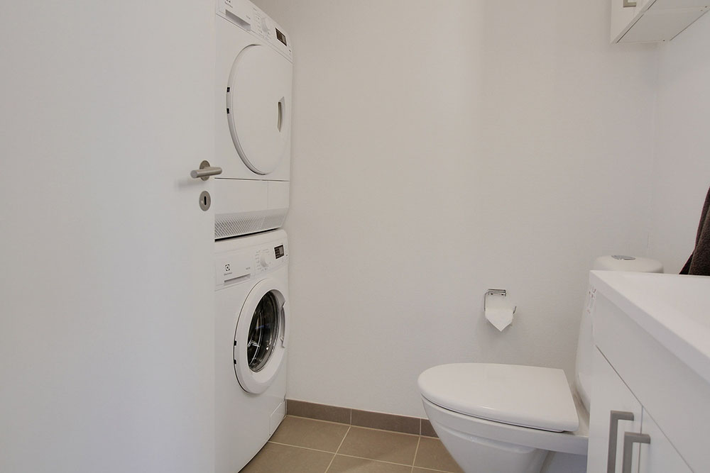 Ett av badrummen i lyxstuga nr 703