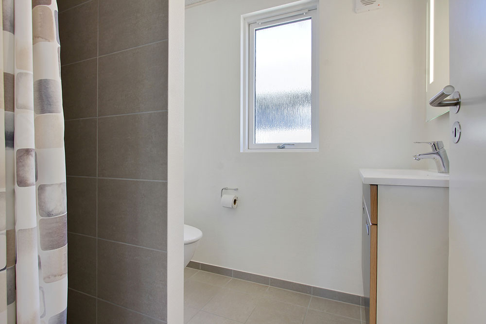 Ett av badrummen i lyxstuga nr 396