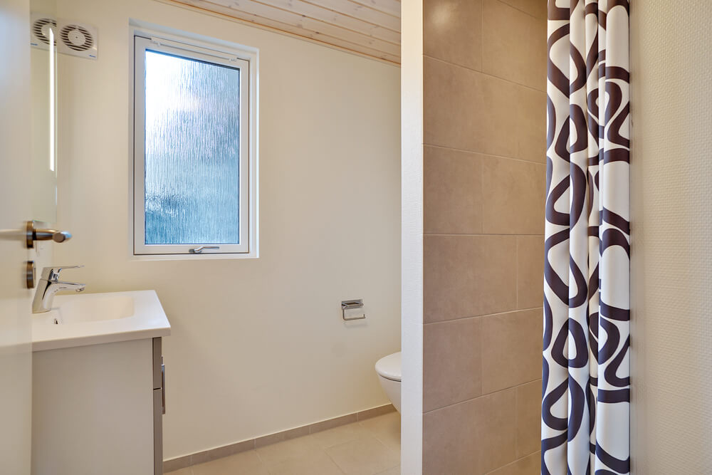 Ett av badrummen i lyxstuga nr 439