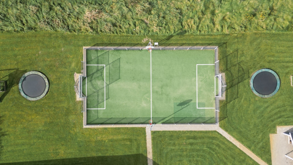 Stort utbud av utomhusaktiviteter vid lyxhus nr 440 i  Nordjylland.