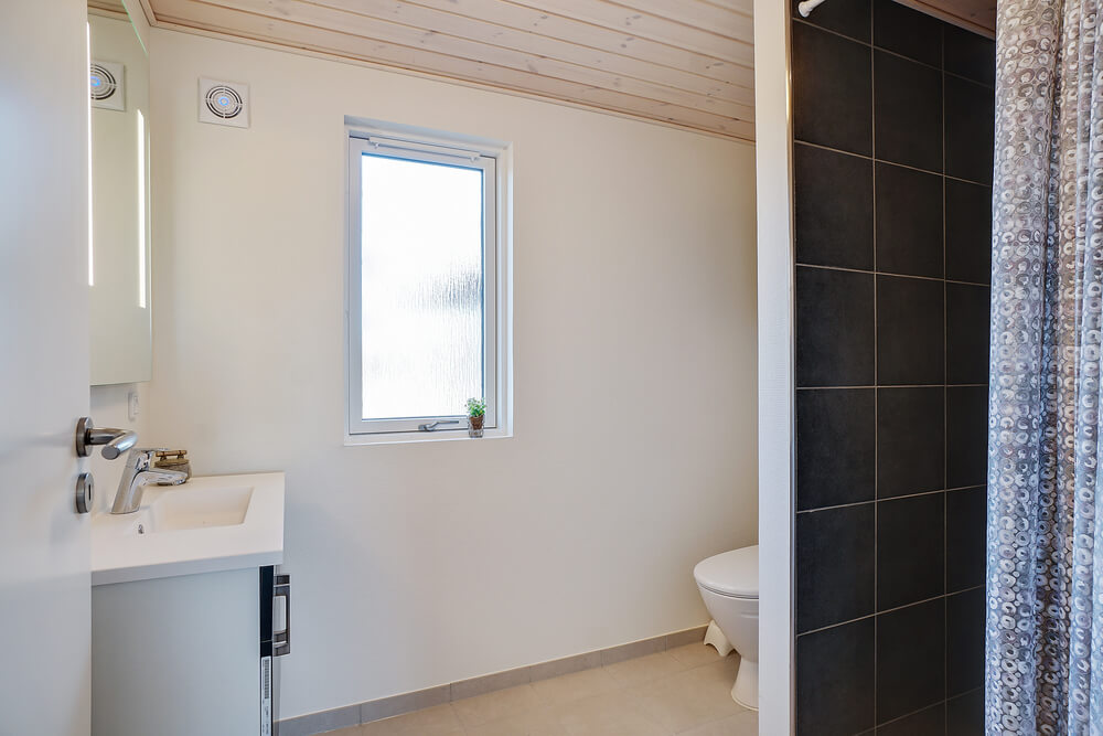 Ett av badrummen i lyxstuga nr 450