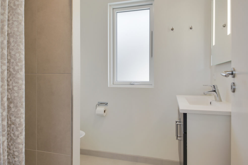 Ett av badrummen i lyxstuga nr 459