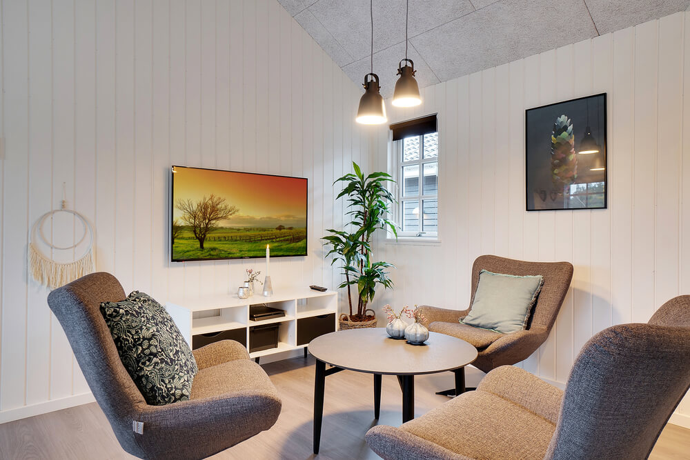 Tävla i sommarhusets aktivitetsrum när ni besöker lyxhus nr 460 i Vestjylland.