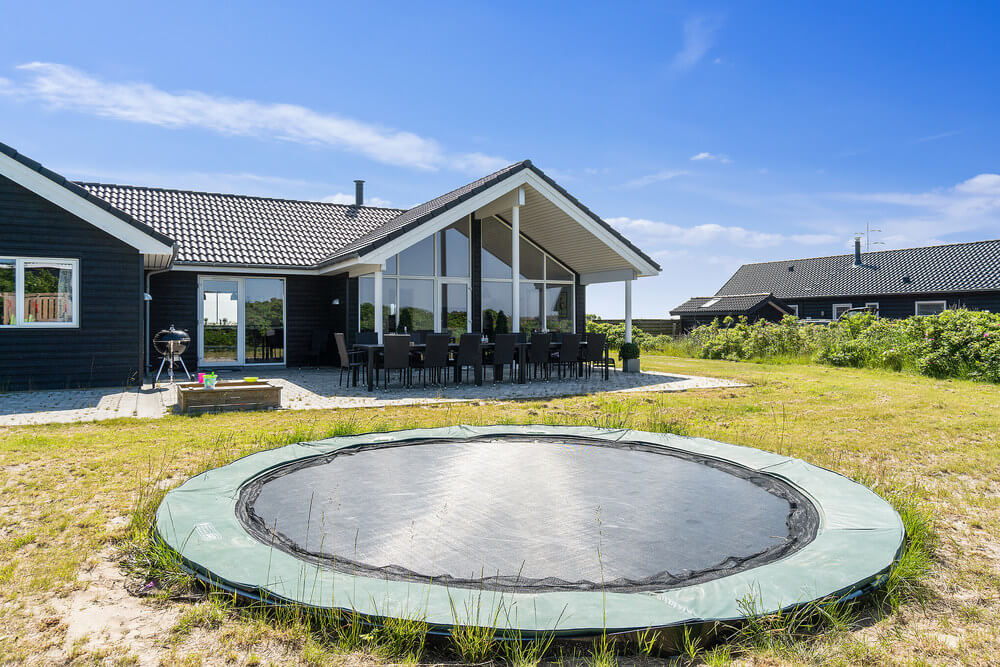 Stort utbud av utomhusaktiviteter vid lyxhus nr 478 i  Vestjylland.