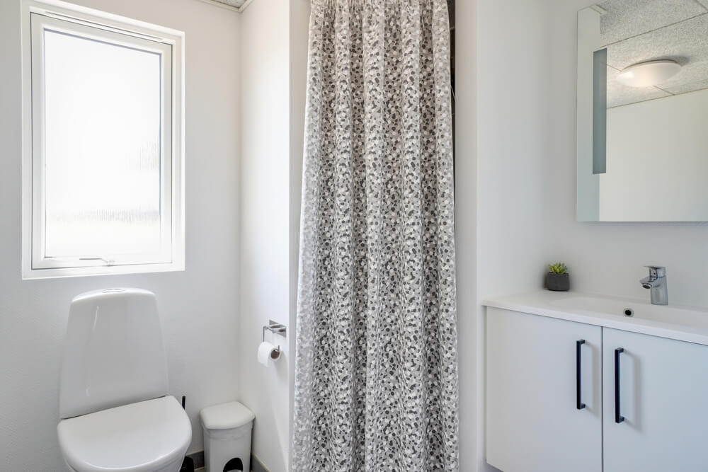 Ett av badrummen i lyxstuga nr 531