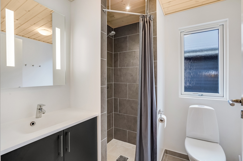 Ett av badrummen i lyxstuga nr 527