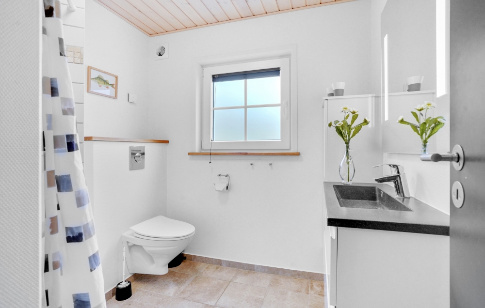 Ett av badrummen i lyxstuga nr 570