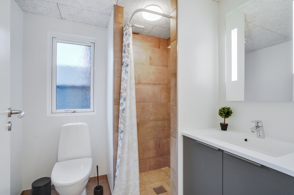 Ett av badrummen i lyxstuga nr 551
