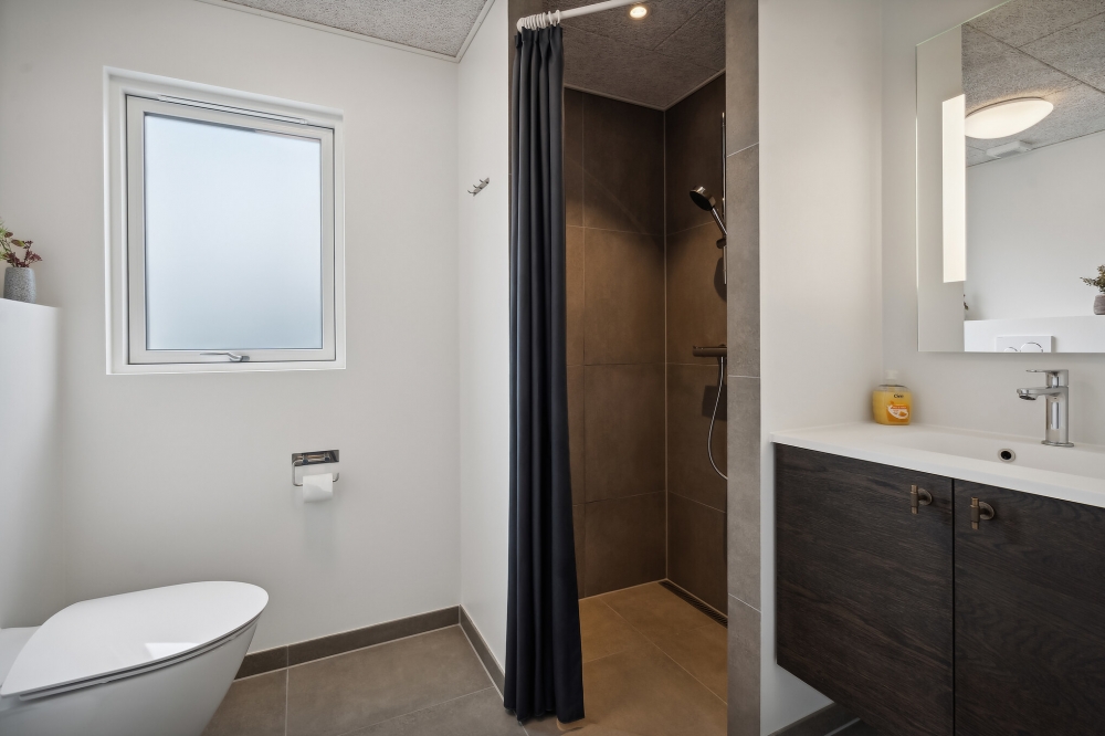 Ett av badrummen i lyxstuga nr 611