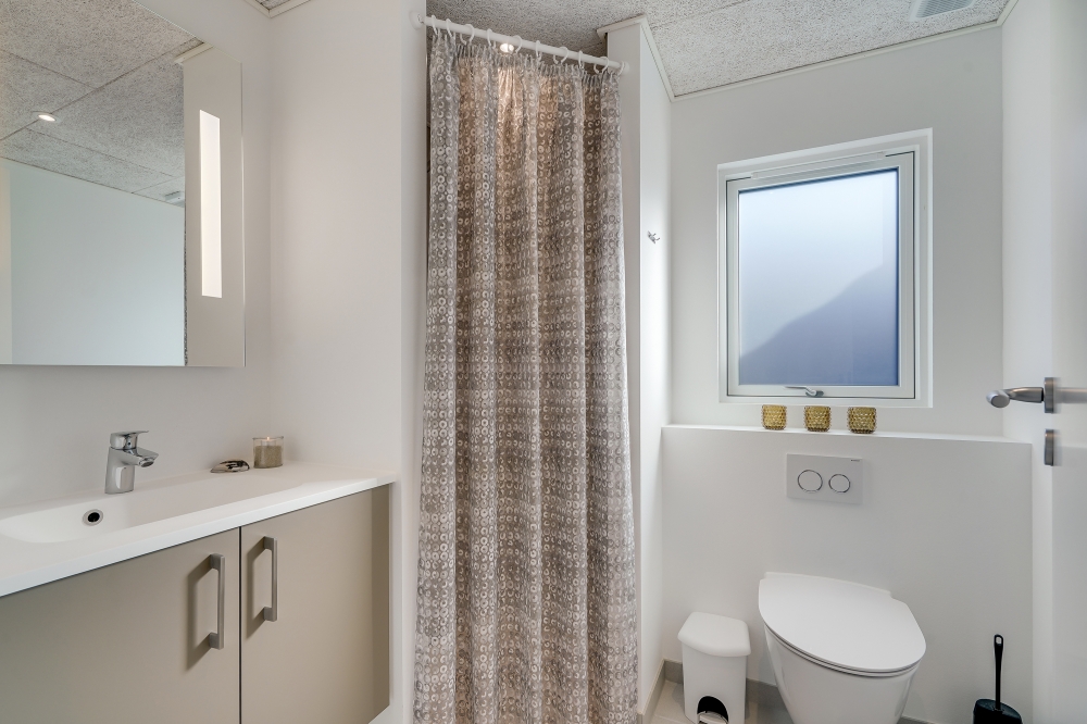 Ett av badrummen i lyxstuga nr 622