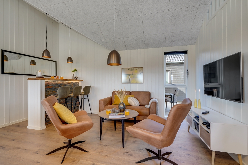Tävla i sommarhusets aktivitetsrum när ni besöker lyxhus nr 622 i Bornholm.