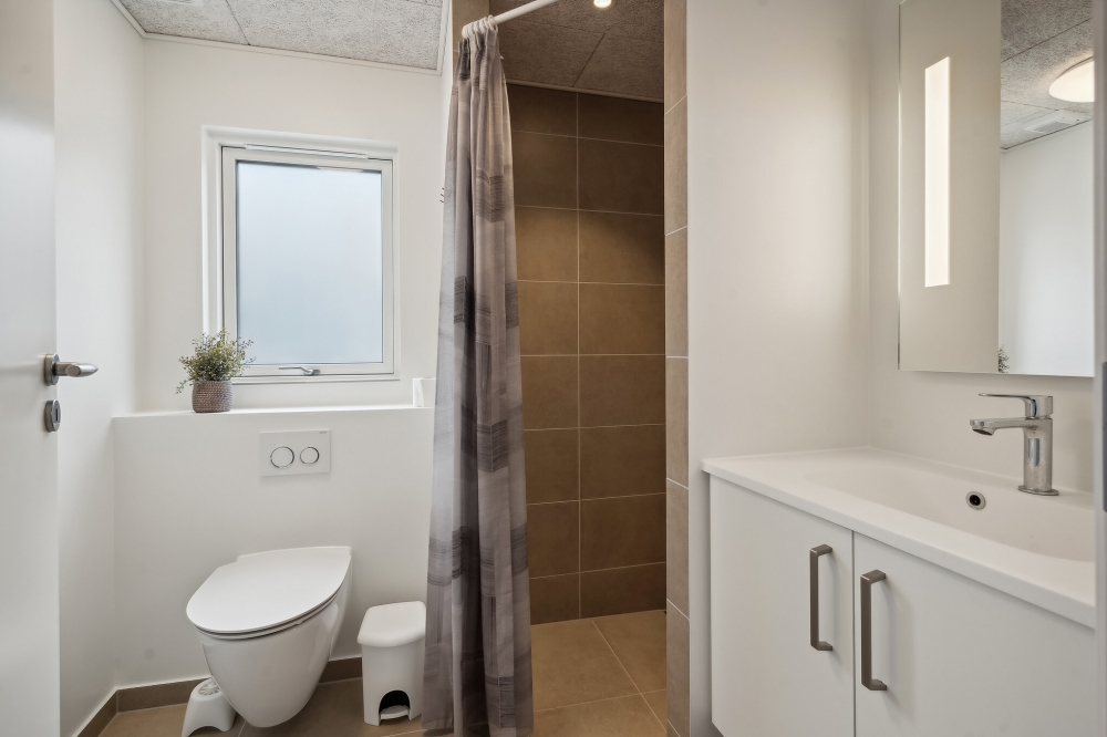 Ett av badrummen i lyxstuga nr 632