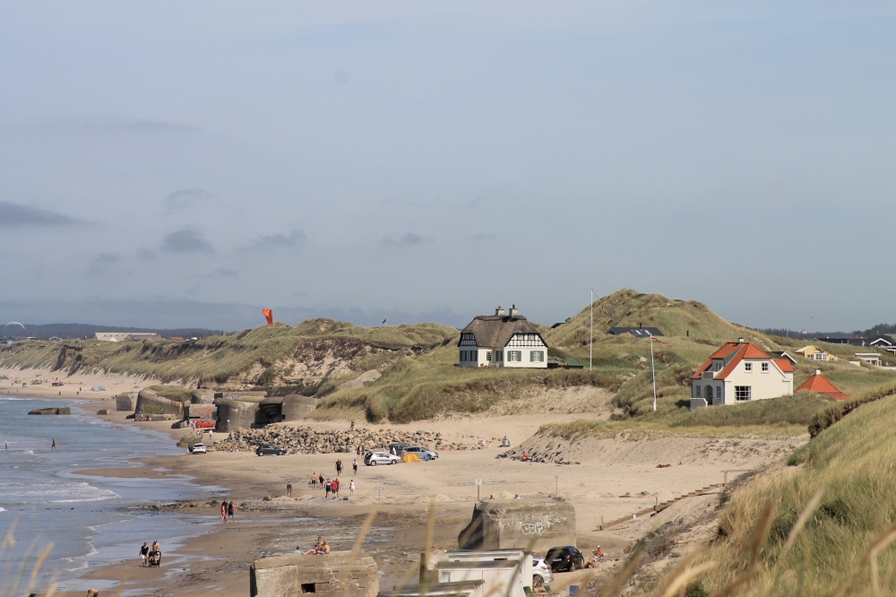 Stranden i närheten av lyxhus 658.