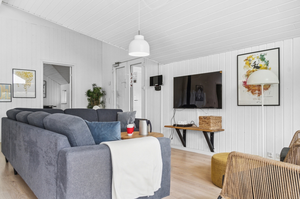 Soffhörnan i lyxstuga 212 i Lolland/Falster/Møn.