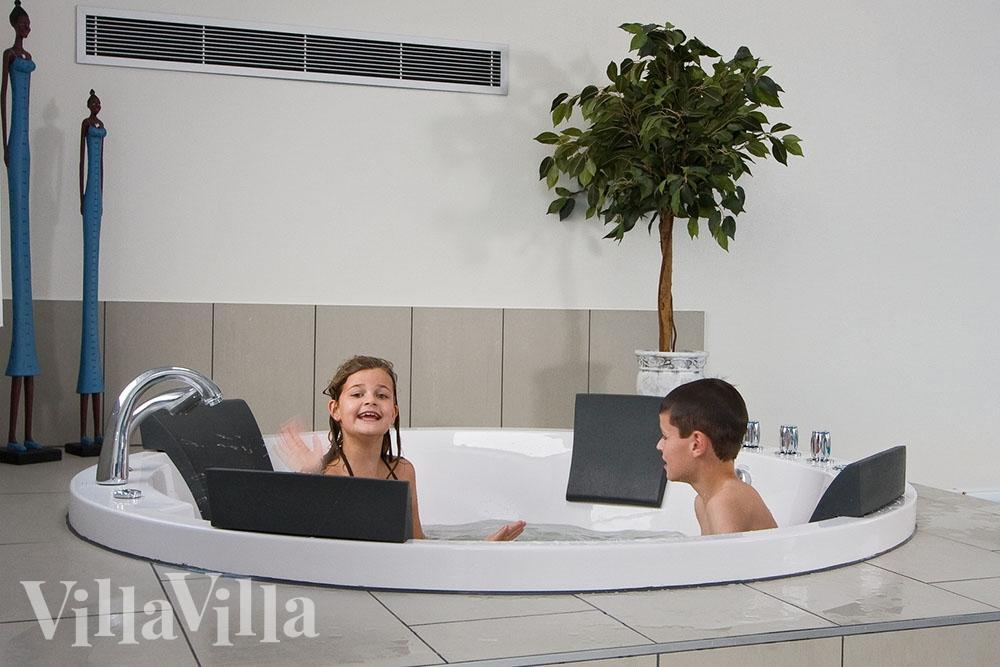 I husets spa kan man ta vara på sig själv en stund